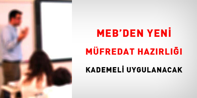 MEB'den yeni müfredat hazırlığı: Kademeli uygulanacak