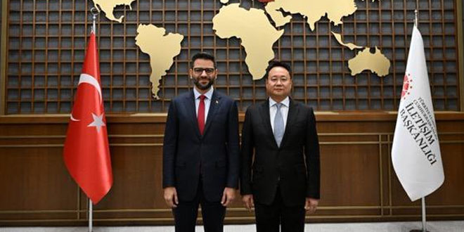 Çin'den, İletişim Başkanlığı'na ziyaret