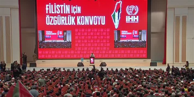 Ankara'da 'Filistin İçin Özgürlük Konvoyu' için program düzenlendi