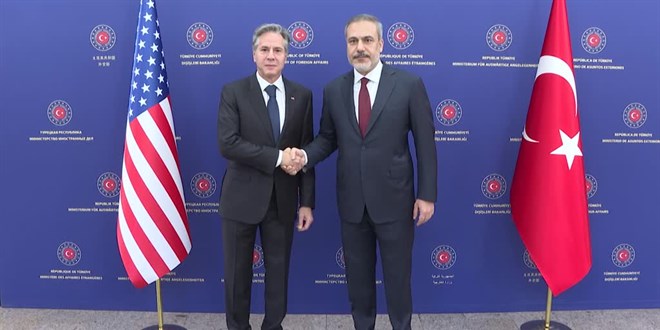 Bakan Fidan'ın, ABD Dışişleri Bakanı Blinken ile görüşmesi sona erdi