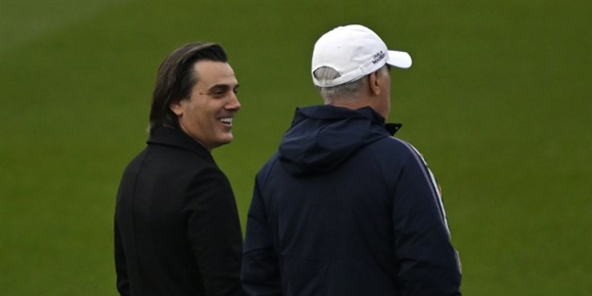 A Milli Takım Teknik Direktörü Montella, Real Madrid antrenmanında Arda Güler'i izledi