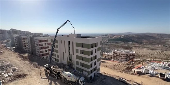 Kilis'te 645 deprem konutu aralık sonunda teslim edilecek