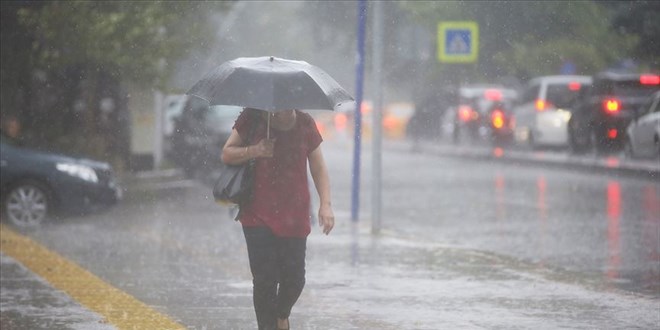 İstanbul, Kırklareli ve Tekirdağ için kuvvetli yağış uyarısı