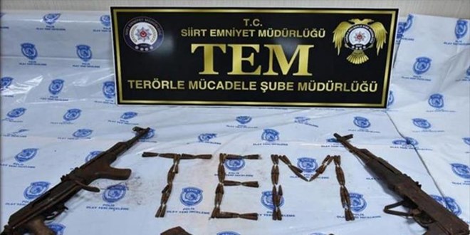 MİT ve Emniyet'ten ortak operasyon! PKK'ya ait silah ve mühimmat bulundu