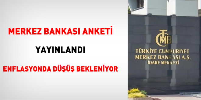 Merkez Bankası'nın anketi yayımlandı: 12 ay sonra enflasyonda düşüş bekleniyor