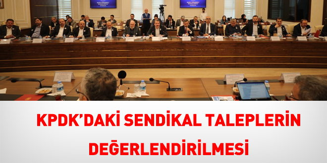 KPDK'daki sendikal taleplerin değerlendirilmesi