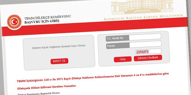 TBMM Dilekçe Komisyonuna 7 ayda 5 bin başvuru