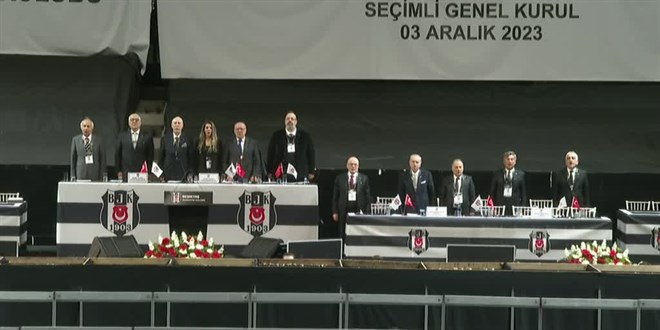 Beşiktaş Kulübü Olağanüstü Seçimli Genel Kurulu başladı