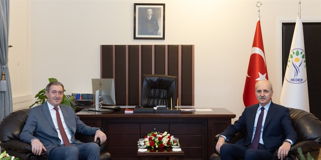TBMM Başkanı Kurtulmuş, HEDEP grubunu ziyaret etti