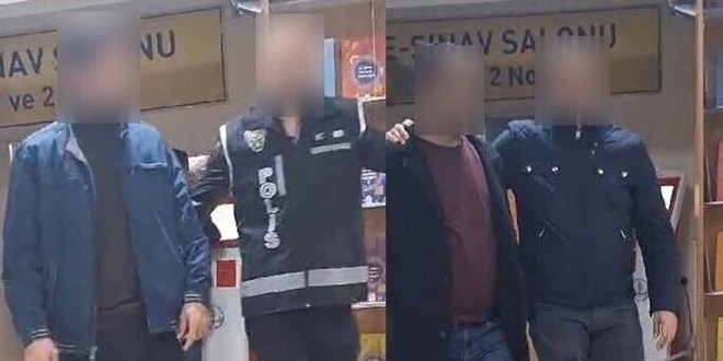 Başka adayların yerine ehliyet sınavına girenlere gözaltı