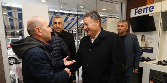 Hemşehrilerinden Özaslan'a büyük ilgi