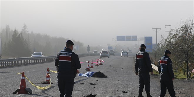 Denizli'de otomobilin çarptığı yaya hayatını kaybetti