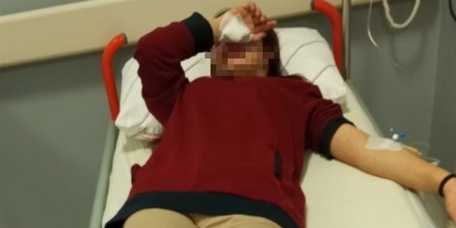Köpeklerden korkarak kaçmak isteyen öğrenci düşerek yaralandı
