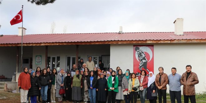 22 yıldır atıl idi, köye renklilik getirdi
