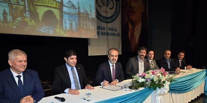 Bursa Büyükşehir Belediyesi memuruna 'tavan'dan destek
