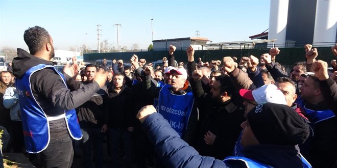 'Kışlık kıyafet isteyen işçilerin yemekleri kesildi, servisleri iptal edildi' iddiası