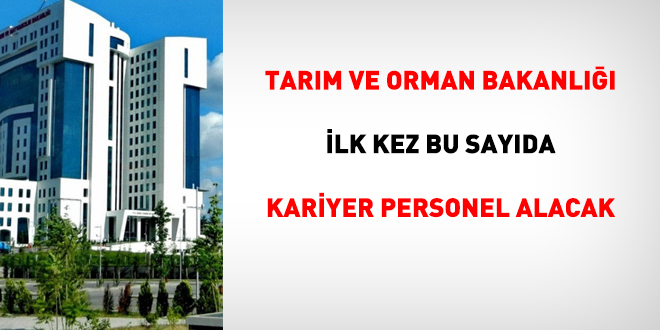 Bakanlk ilk kez bu sayda kariyer uzman yardmcs alacak