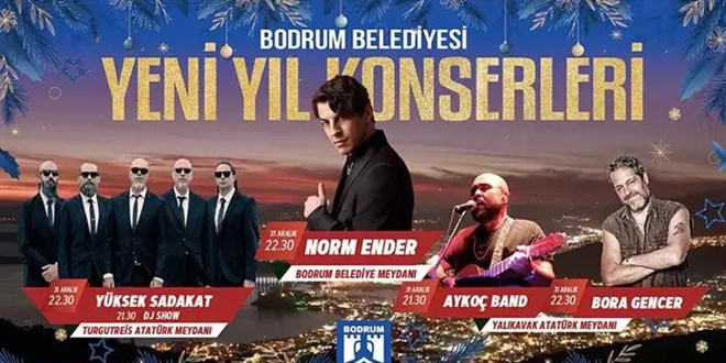 Bodrum'da belediyenin yılbaşı etkinlikleri iptal edildi