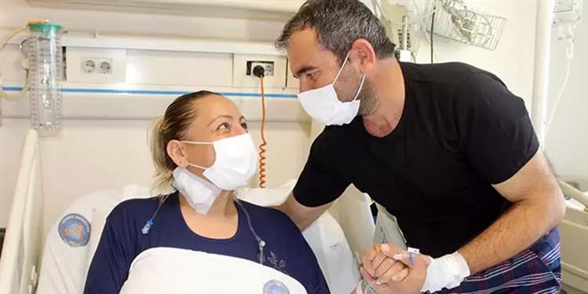 Eşinin böbreğiyle can bulan hemşire: Doğru adamla evlenmişim