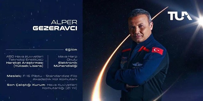 İlk uzay yolcusu Alper Gezeravcı, milli çağrı işaretiyle iletişim kuracak