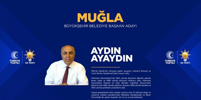 CHP eski Milletvekili AK Parti Muğla B. Belediye Başkan Adayı oldu