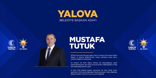 AK Parti Yalova Belediye Bakan aday Mustafa Tutuk kimdir?
