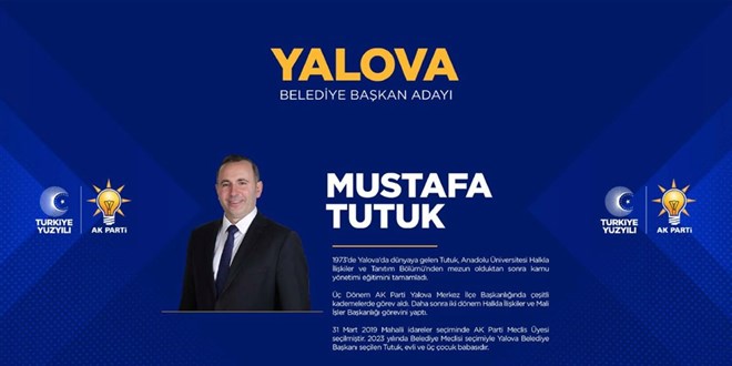 AK Parti Yalova Belediye Başkan adayı Mustafa Tutuk kimdir?