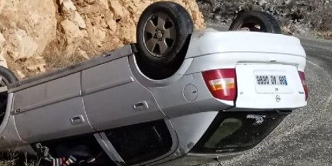 Batman'da otomobil takla attı: 1'i bebek 5 yaralı