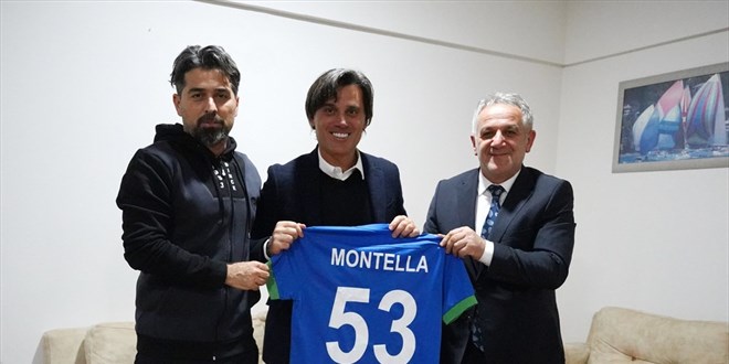 A Milli Takım Teknik Direktörü Montella'dan Çaykur Rizespor'a ziyaret