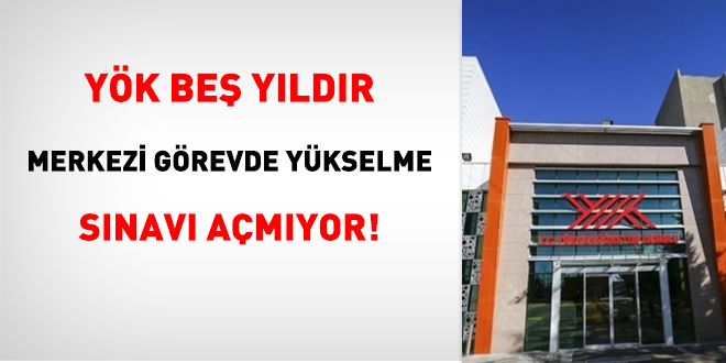 YÖK beş yıldır merkezi görevde yükselme sınavı açmıyor!