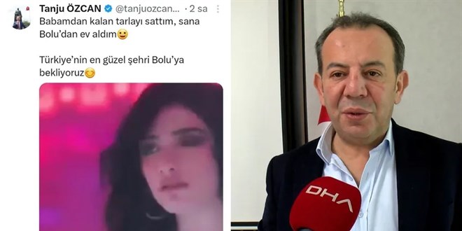 Tanju Özcan, tepki çeken 'Dilber' paylaşımını sildi