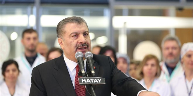 Bakan Koca: Hatay'da hizmete açtığımız hastaneler sizlere karşı görev duygumuzun sonucudur