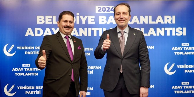Yeniden Refah Partisi 80 belediye başkan adayını daha açıkladı
