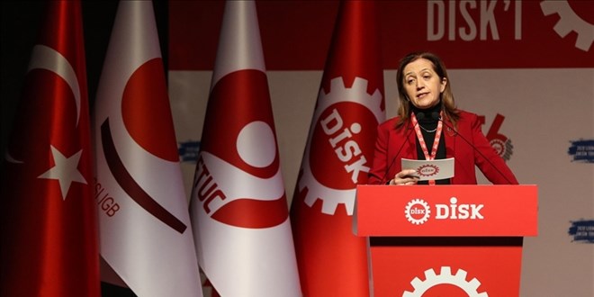 DİSK Genel Başkanlığına bir kez daha Çerkezoğlu seçildi