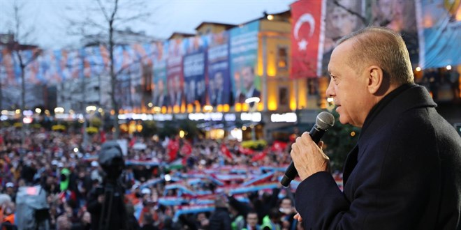 Cumhurbaşkanı Erdoğan seçmenle buluşuyor