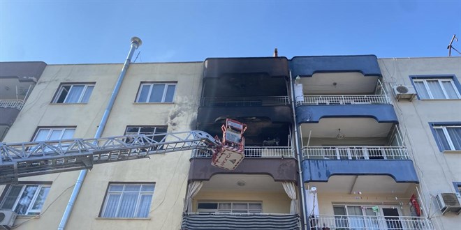 Misafirliğe geldiği evde çıkan yangında hayatını kaybetti