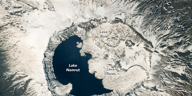 Nemrut Krater Gölü NASA astronotlarının gözdesi oldu