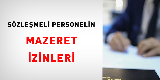 Sözleşmeli Personelin mazeret izinleri