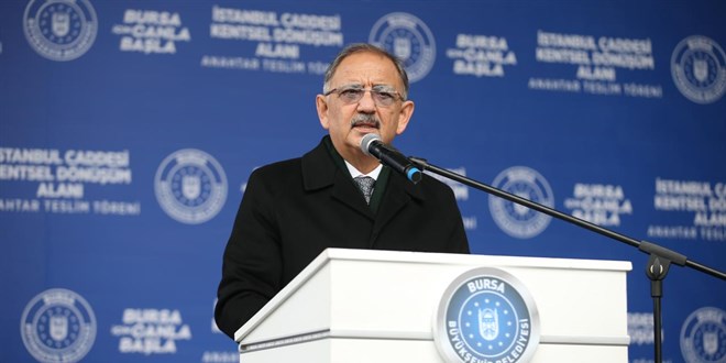 Bakan Özhaseki: Bizim derdimiz ev yapmak