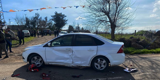 Şanlıurfa'da otomobille çarpışan motosikletin sürücüsü öldü