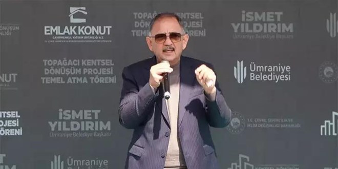 Bakan Özhaseki: Allah rızası için kentsel dönüşüm yapın