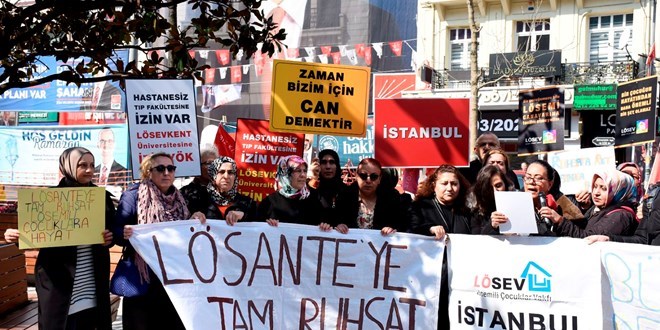 LÖSEV'den Lösante Hastanesi'ne ruhsat talebi