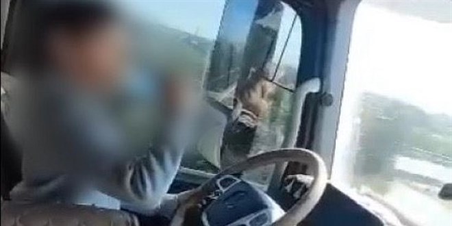 Sosyal medyada tepki çekti: 12 yaşındaki kızına TIR kullandıran babaya ceza