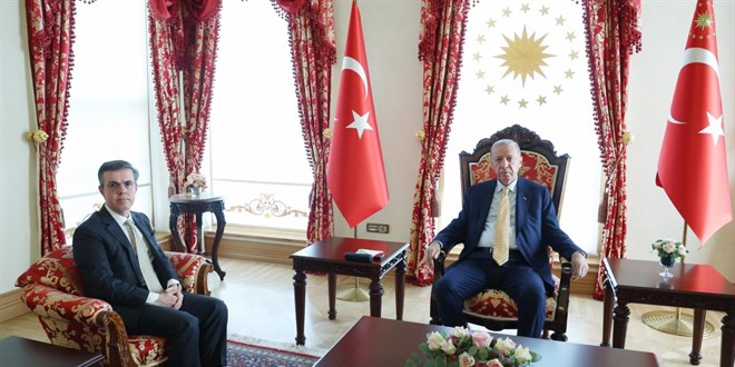 Cumhurbaşkanı Erdoğan, Ören'i kabul etti