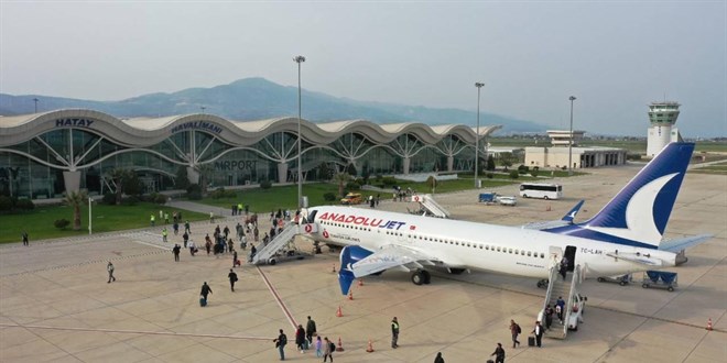 Hatay Havalimanı'nda uçuşlar yeniden başladı