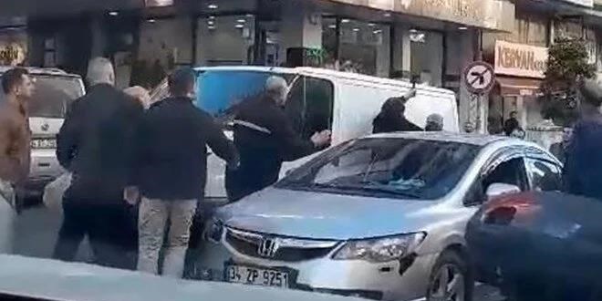 İstanbul'da trafikte baltalı saldırı