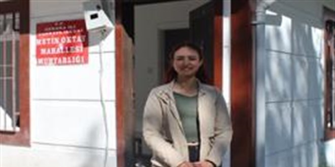 İkinci üniversiteyi okuyan Aylin, 25 yıllık muhtarı devirdi