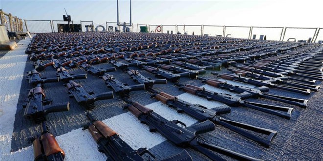 ABD, el koyduğu İran'a ait silah ve mühimmatı Ukrayna'ya gönderdi