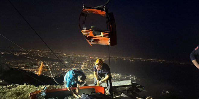 Antalya'da teleferik faciası! Kabin düştü, ölü ve yaralılar var