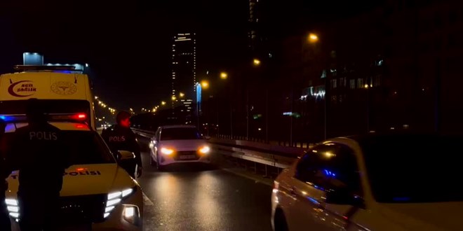 Şişli'de devrilen motosikletin sürücüsü öldü